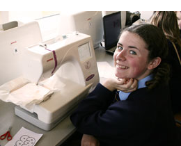 embroidery machine training for schools